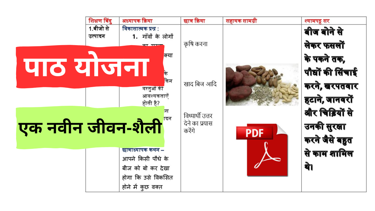 sst lesson plan in hindi class 6